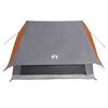 vidaXL Carpas con techo Gris y naranja 256 x 266 x 185 cm Poliéster