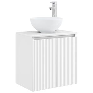 vidaXL Vanidad con Lavabo de Pared Blanco 49,5 x 41 x 64,5 cm