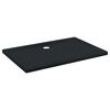 vidaXL Bandeja Base de Ducha con Puntos Negro 120 x 80 x 4 cm ABS