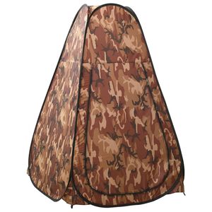vidaXL Tienda de ducha desplegable camuflaje