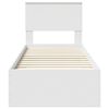 vidaXL Estructura de cama y Plata 75 x 190 cm Madera de ingenier&iacute;a