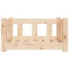 vidaXL Cama para perros madera maciza de pino 55,5x45,5x28 cm