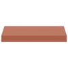 vidaXL Estante de pared con almacenamiento 4 pcs Rojo 40 x 23,5 x 4 cm