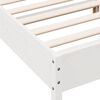 vidaXL Estructura de cama sin colch&oacute;n madera de pino blanca 140x190 cm