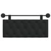 vidaXL Cabecera Colgante Negro 110 x 55 x 7 cm tela