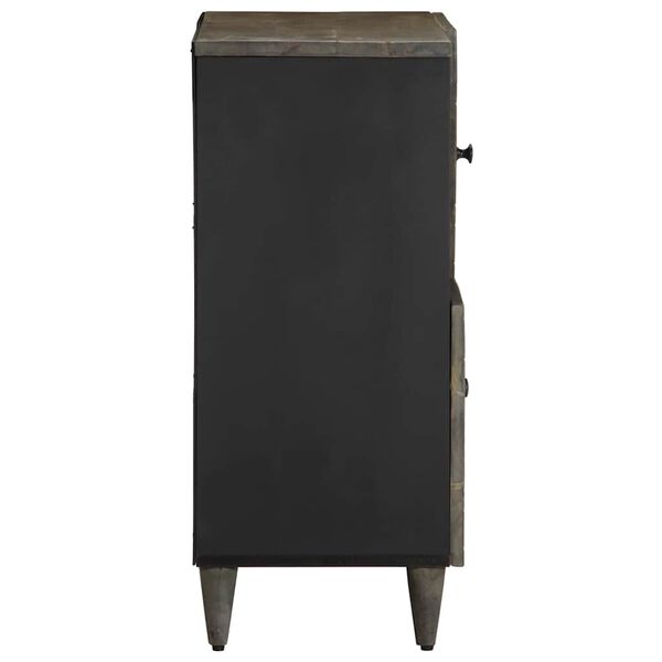 vidaXL Aparador 80x33x75 cm madera maciza mango