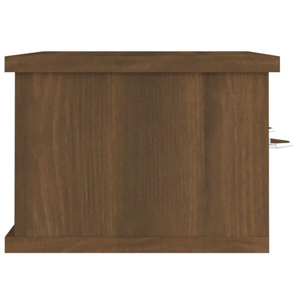 vidaXL Armario de pared madera contrachapada roble marr&oacute;n 60x26x18,5cm