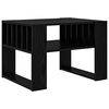 vidaXL Mesa de Caf&eacute; Roble Negro 66 x 49,5 x 45 cm Madera de ingenier&iacute;a