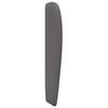 vidaXL Oreja de cabecero Gris Tenue 80 x 23 x 6 cm PVC