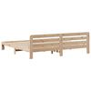 vidaXL Estructura de cama sin colch&oacute;n madera maciza de pino 180x200 cm