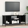 vidaXL Gabinete de TV Roble Negro 102 x 35 x 45 cm