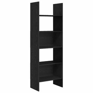 vidaXL Librer&iacute;a Roble Negro 60 x 35 x 180 cm Madera de ingenier&iacute;a