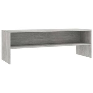 vidaXL Mueble de TV madera contrachapada gris hormig&oacute;n 120x40x40 cm