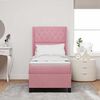 vidaXL Cama tipo Box Spring con cabecera Rosa 80 x 200 cm Terciopelo