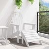 vidaXL Silla Adirondack 82 x 74 x 92 cm HDPE