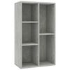 vidaXL Estanter&iacute;a/Aparador madera contrachapada gris 50x25x80 cm