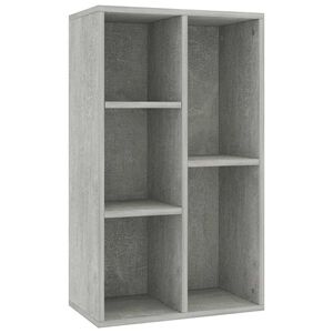 vidaXL Estanter&iacute;a/Aparador madera contrachapada gris 50x25x80 cm