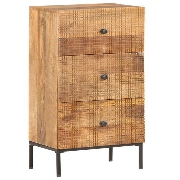 vidaXL Aparador de madera maciza de mango 45x30x75 cm