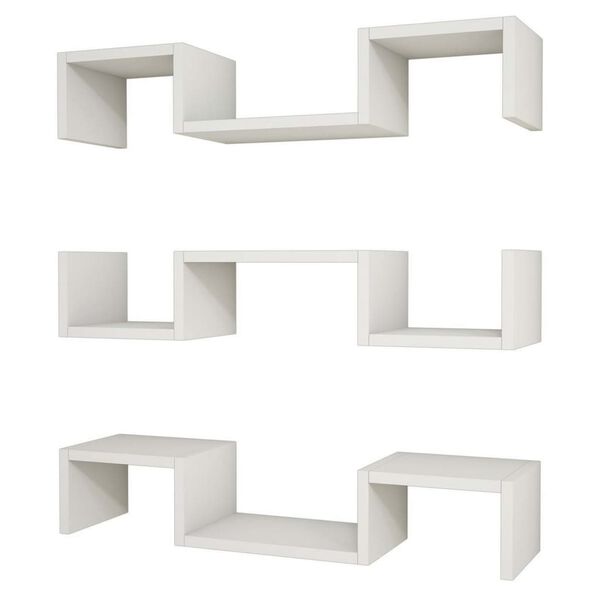 Homemania Estanter&iacute;a de pared Elegant blanco 74,2x22x16,8 cm
