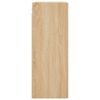 vidaXL Armario de pared 2 unidades roble Sonoma 69,5x34x90 cm