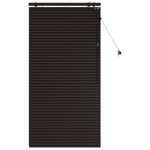 vidaXL Persiana veneciana Marr&oacute;n Oscuro 70 x 160 cm 35 mm