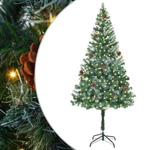 vidaXL &Aacute;rbol de Navidad artificial Verde 180 cm PVC y acero