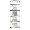 vidaXL Estante de libros Roble artesanal 60 x 30 x 183 cm