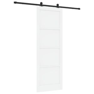 vidaXL Puerta Corredera ORKDAL Blanco 83 x 232 cm