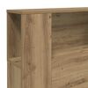 vidaXL Cabecero armario madera roble artisian 200x18,5x102,5 cm