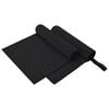 vidaXL Toallas Deportivas 2 uds. Negro 100 x 50 cm
