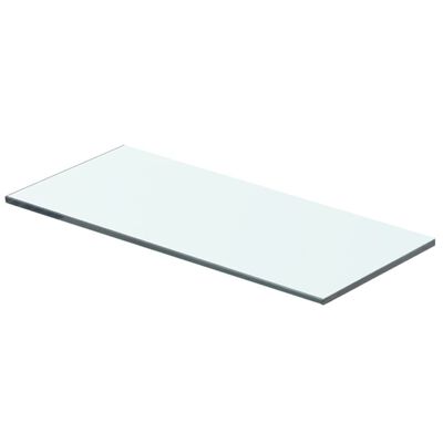vidaXL Panel de estante vidrio claro 40x12 cm