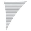 vidaXL Toldo Vela de Sombra Gris claro y blanco. 4 x 5 x 6,4 m