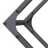 vidaXL Le&ntilde;ero antracita 100x25x100 cm Acero laminado en fr&iacute;o
