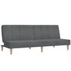 vidaXL Sof&aacute; cama de 2 plazas tela gris claro