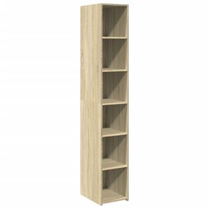 vidaXL Aparador alto madera de ingenier&iacute;a roble Sonoma 30x41x185 cm