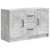 vidaXL Aparador Gris Hormig&oacute;n 89 x 34,5 x 57 cm Madera de Ingenier&iacute;a