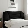 vidaXL Cabecero de cama acolchado Hvar tela negro 100 cm