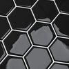 vidaXL Azulejo hexagonal 50 pcs Gris 30 x 30 cm Poliuretano y PET
