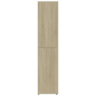 vidaXL Mueble zapatero madera contrachapada color roble 80x39x178 cm
