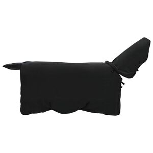 vidaXL Manta para Caballo Negro 75 cm Forro polar de poli&eacute;ster