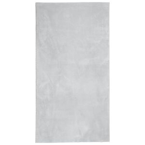 vidaXL Alfombra de pelo corto suave lavable HUARTE gris 60x110 cm