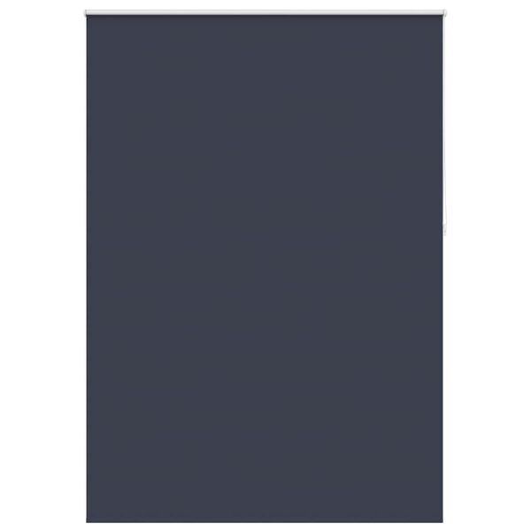vidaXL Estor enrollable opaco 164,4x230 cm Tejido Ancho 160 cm Azul Marino
