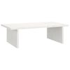 vidaXL Soporte de monitor madera maciza de pino blanco 50x27x15 cm