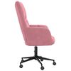 vidaXL Sill&oacute;n de relax de terciopelo rosa