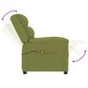 vidaXL Sill&oacute;n de masaje de terciopelo verde claro
