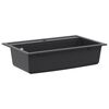 vidaXL Fregadero de cocina de un seno Granito 79,5 x 50,5 x 20 cm