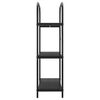 vidaXL Estante de libros Roble Negro 80 x 30 x 109 cm