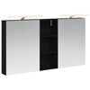 vidaXL Juego de Muebles de Ba&ntilde;o 3 uds. 130 x 14,5 x 70 cm