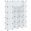 vidaXL Armario modular con 14 compartimentos blanco 37x146x180,5 cm