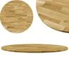 vidaXL Superficie de mesa redonda madera maciza de roble 23 mm 700 mm
